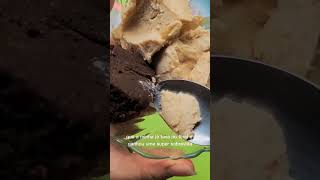 Brownie com Sorvete - Sem açúcar, sem glúten e Proteico (12g de proteína)