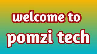 pomzi tech Live Stream