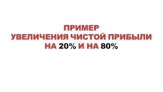 Как увеличить продажи на 20 и на 80 процентов?