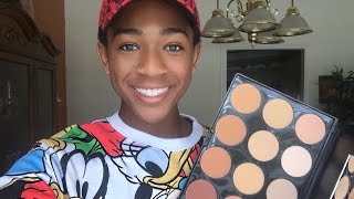 Beauty Treats - Pressed Face Powder Palette Review || StylezByJuBae