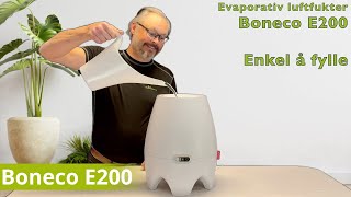 Fylle vann på evaporativ luftfukter Boneco E200