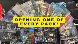 Star Wars CCG MEGA PACK OPENING - ONE OF EVERY SET!