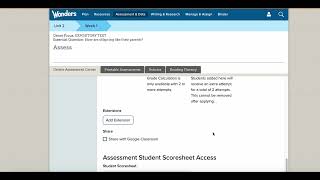 Wonders Assigning Online Assessments