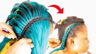 Can’t Feedin Braids ?? Trying TikTok Feedin Braids Hairstyle