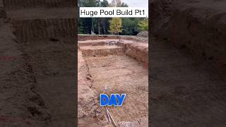 Fiberglass Pool Installation pt1 #fiberglasspoolinstallation #construction #luxury  #pool