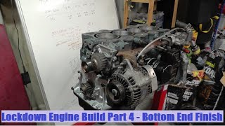 Lockdown Honda B18 Engine Build Part 4 - Oil Pump, Rear Main Seal and Sump