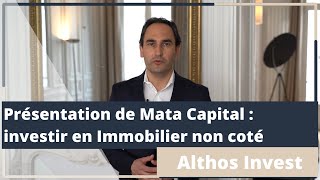 Investir avec Mata Capital et Althos Invest