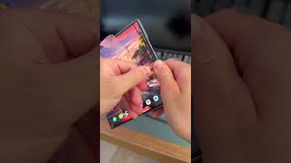 Samsung Z Fold 6 screen protector tear 🔥