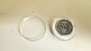 Silver coin 1/2 oz Egyptian relic series coin.