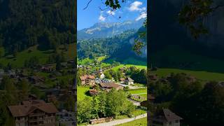 Lauterburn 🌻 Beautiful Switzerland #switzerland #swiss #short  #lauterbrunnen #europe #shorts