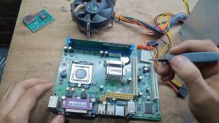 No Display & Hanging Motherboard Repair || Motherboard Cpu Problem || Motherboard Power Ic Problem |