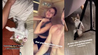 Vlogsquad's new pet Dragon cat  - David Dobrik & Vlog Squad Instagram Stories 30