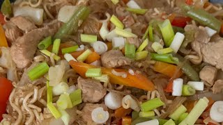 Fried Noodles,Pancit or Bam-i