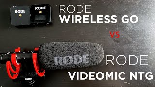 Rode Videomic NTG vs Rode Wireless Go