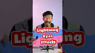 Lightning Eyes Effect | Video Editing  #shorts #ytshorts #editing #effects #youtubeshorts