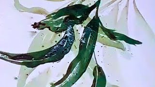 Gum leaves in watercolour + 3 ways to improve your painting