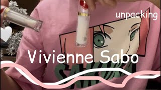 Vivienne Sabo ✨//обзор🤍 //бальзамы для губ 📦🎞️