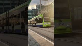 4 trams at East Croydon #tram #londontram #tramspotting #tramway #bombardier #StadlerRail