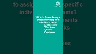 Which Jira feature allows you to assign tasks to specific individuals or teams?A) ComponentsB) Sub-t