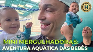 MINI MERGULHADORAS: AVENTURAS AQUÁTICAS DAS BEBÊS