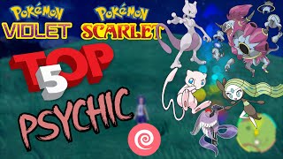 Top 5 Psychic Type Pokemon On [Pokemon Scarlet and Violet]