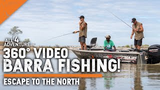 🔥 360° VIDEO: BARRAMUNDI FISHING (Kurumba, Carpentaria Shire)