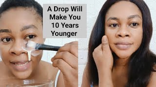 A drop of this on your face will remove all wrinkles look 10 year younger