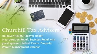 Tax Savings webinar with guest speaker, Robert Evans, Property Wealth Management