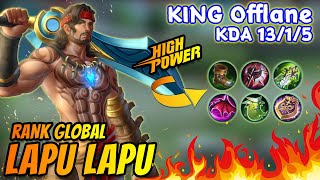 Meta Offlane 2021 | Lapu Lapu Build 2021 | Gameplay Top Global Lapu Lapu - MLBB