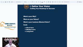 B.O.S.S. tool #1 - Define Your Vison of the Future