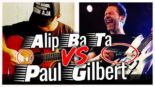 PAUL GILBERT Vs ALIP BA TA Tanah Airku  cipt. Ibu Sud COVER  Terbaru 2020 | gitaris reaction videos