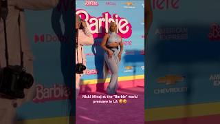 Nicki Minaj looks amazing  at “Barbie” World Premiere in LA #nickiminaj #barbie #barbieworld #shorts