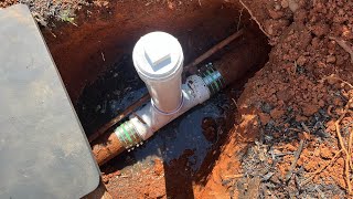 Clearing a Main Sewer Blockage