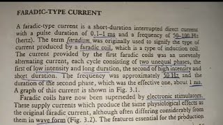 Faradic Current || Part 2 ||Electrotherapy