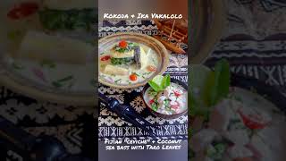 The Cooking Khan - Fijian "Kokoda + Ikavakalolo" - Pacific Ceviche and Coconut Bass with Taro Leaves