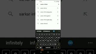 i tried download  sarkar infinite game  on mobile #shorts