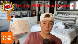 Testing FREE Temu products