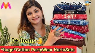 *huge*PartyWear Cotton KurtaSets haul from Myntra | ANARKALI KURTI, KURTA SET, SUIT | Vees Corner