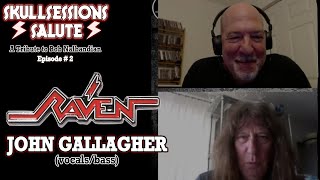 ASTV | SKULLSESSIONS SALUTE w/ RAVEN vocalist/bassist John Gallagher