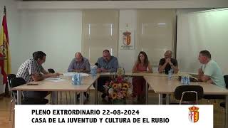 Pleno Extraordinario 22-08-24