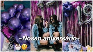 Vlog nosso aniversário euphoria roxo💜🥳