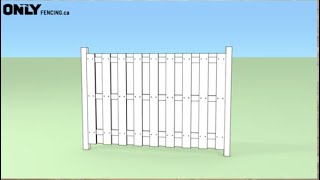 ONLY Fencing Shadowbox Fence Panel Instructions