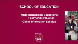 Loyola University Chicago School of Education IEPE information session