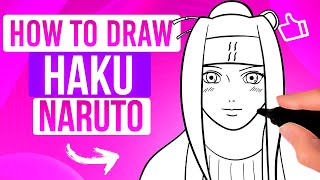 How to Draw Haku from Naruto