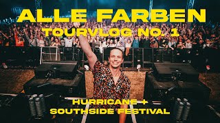 ALLE FARBEN TOUR VLOG #1 | HURRICANE + SOUTHSIDE  FESTIVAL