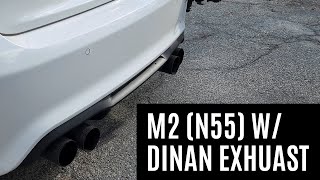 BMW M2 (N55) w/ Dinan Exhaust - Revs, Driving, 3rd Person