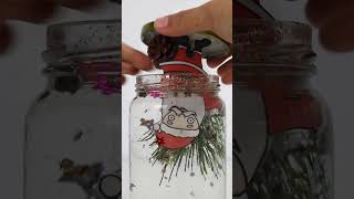 Snow Globe Craft for Kids #shorts #elementaryschool #snowglobe #kidscrafts #christmascrafts