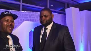 Orlando Pace with Mike Tree New Scene News B&W Event 2016 St. Louis MO USA