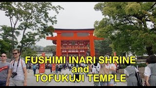 FUSHIMI INARI SHRINE & TOFUKUJI TEMPLE, Kyoto, Japan.