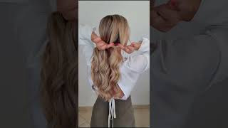 🍸ASTUCE COIFFURE PONYTAIL * vraiment * FACILE POUR TOUS LES JOURS * en cours * au travail